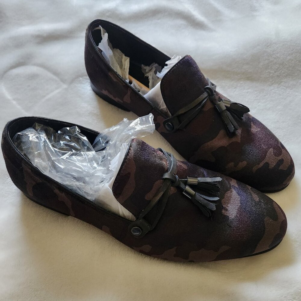 Camo Suede Aldo Men's Dress Loafers (Size 12)